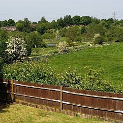 Wooden fence post replacement