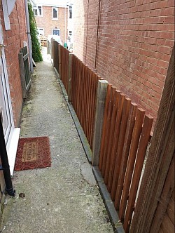 Picket fencing and post repair