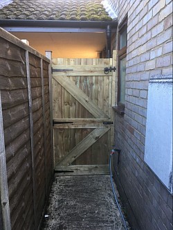 Hand made gate plus installation