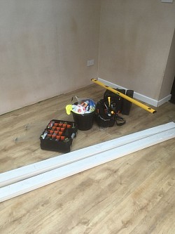 Skirting installation